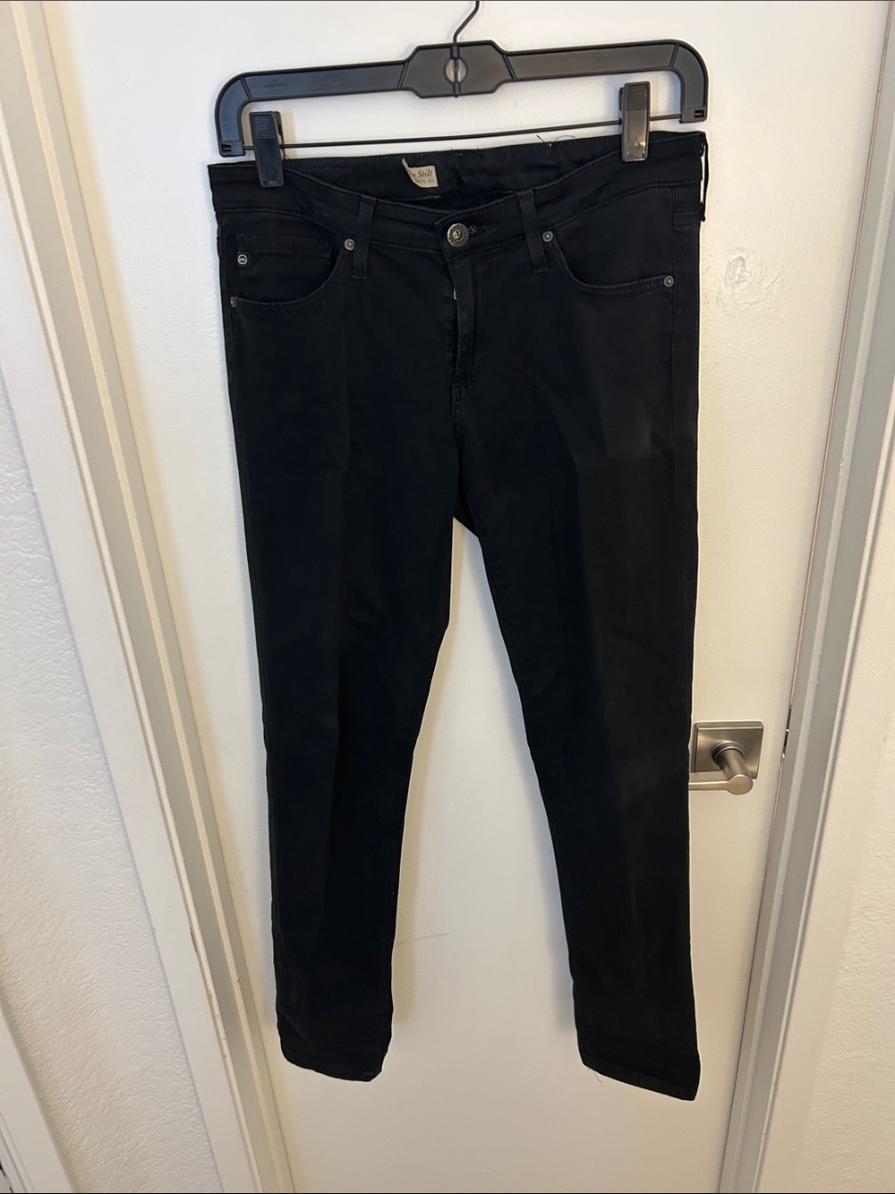 Ag Adriano Goldschmied Black Skinny Jeans